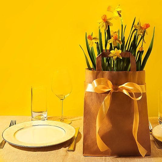 Old Gold Satin Ribbon Double Faced Satin 1/2 inch x 55 Yards Polyester Ribbon for Gift Wrapping Crafts Wedding Decoration Bows Ornaments Party Bouquet Floral Arrangement