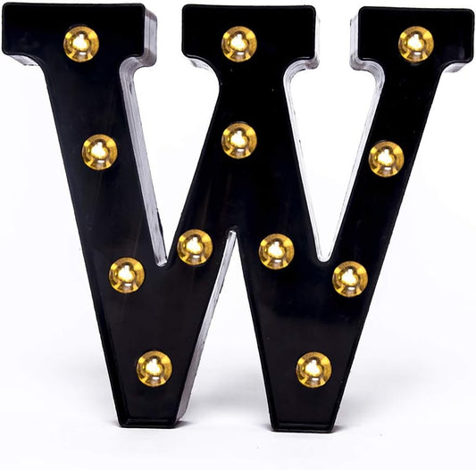 Foaky Black LED Marquee Number Lights Sign Light Up Marquee Number Lights Sign for Night Light Wedding Birthday Party Battery Powered Christmas Lamp Home Bar Decoration