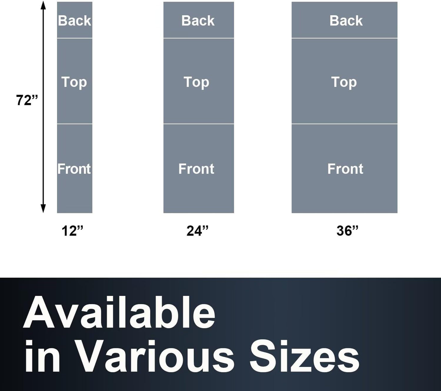 Made in USA - Custom Table Runner with Business Logo 12"x72" to 36"x72", Personalized Table Banner for Events, Birthday, Wedding