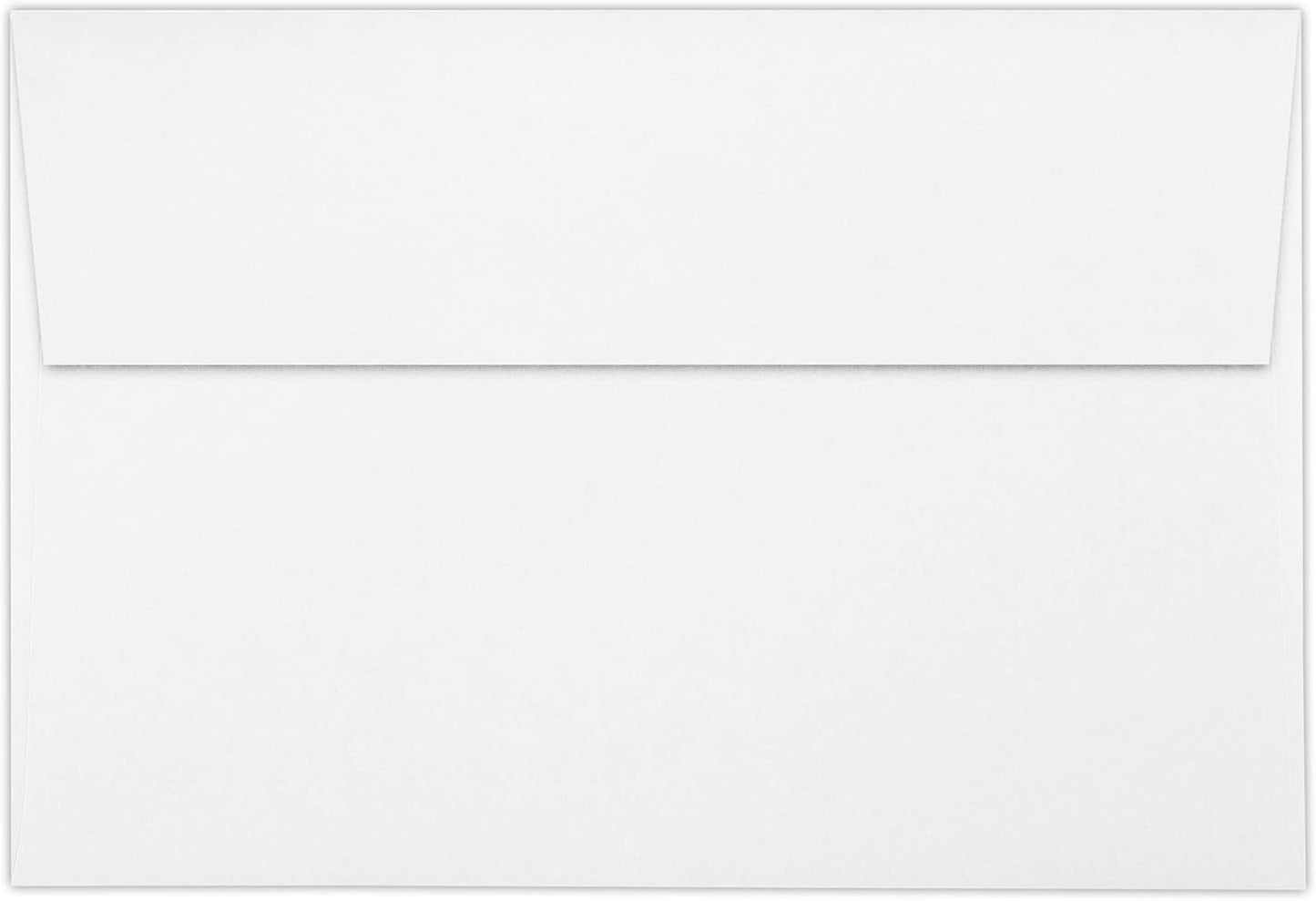 LUXPaper A10 Invitation Envelopes | Peel & Press | 6" x 9 1/2" | Bright White | 24lb. Text | 50 Qty