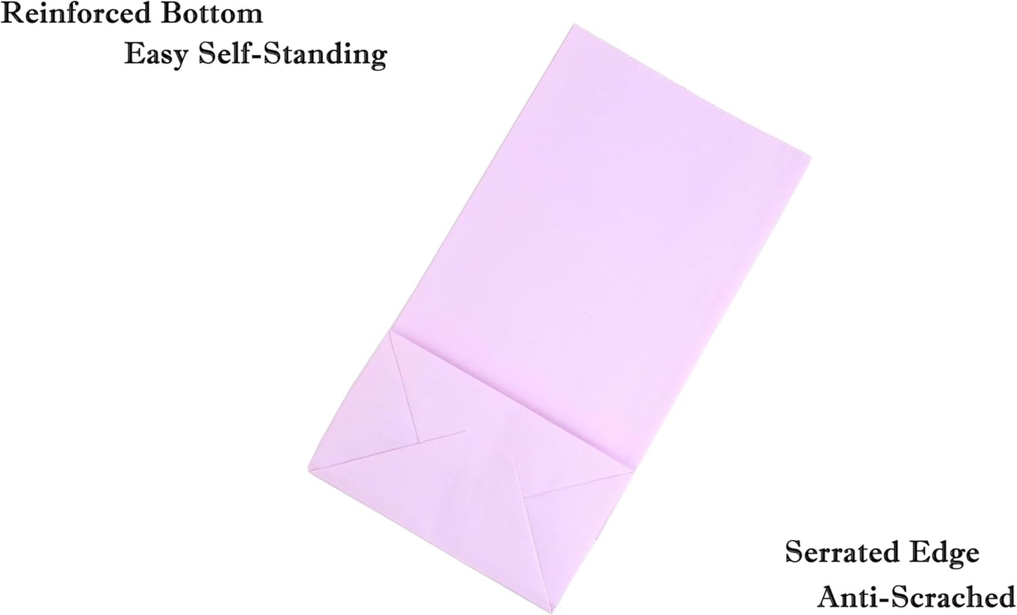 30-Pack Purple Party Favor Paper Bags,9'' Wrapped Treat, Goodie,Candy, Paper Lunch Bags for Birthday Party, Babyshower,School Activitities