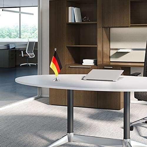Germany Flag German Flags, Small Mini German Desk Flag, Used for Table Office Classroom Home Patriotic Events Decorations