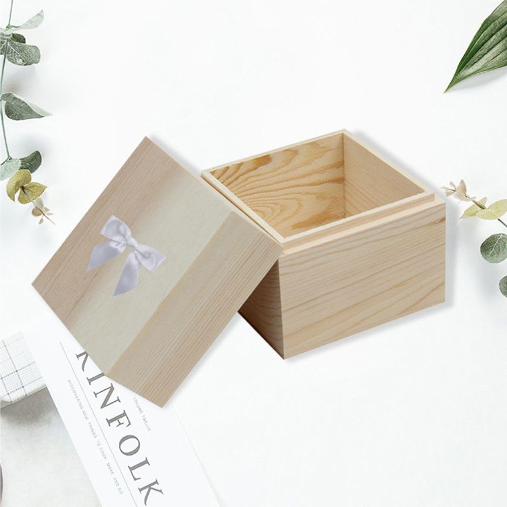 2.5" Hgzgch White Satin Ribbon Bow for Gift Wrapping, Premade Bows for Crafts, Cake, Party Favors, Handmade Bows with Double-Sided Tape, Self Adhesive Gift Bows for Presents, Treats, Christmas - 50pcs