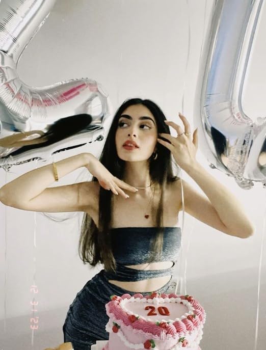 Silver 40 Inch 0 Number Balloons, 0 Decorations for 10 20 30 40 50 60 70 80 90 100Birthday, Foil Giant Birthday Graduations Anniversary Party Balloons