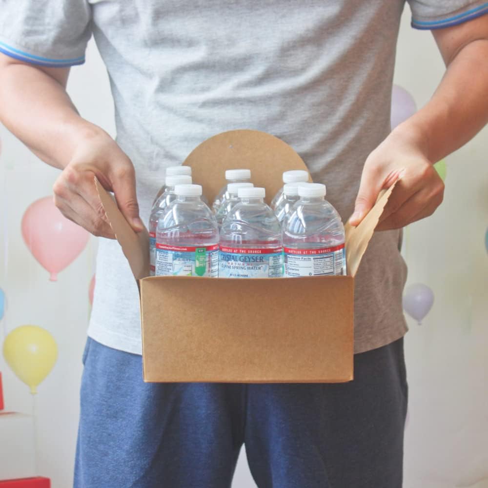 WEWILUCK Brown Gift Boxes 10 Pack 8x8x4 Inches, Large Premium Kraft Gift Box with Lid Bulk for Present, Graduation, Anniversaries, Birthday Party, Father's Day, Christmas, Groomsmen Gifts