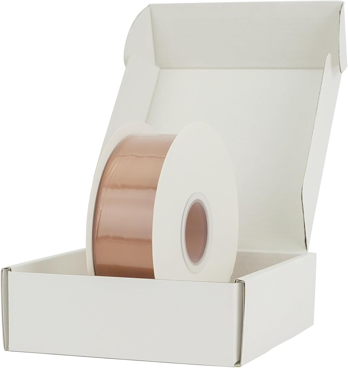 HUIHUANG Terracotta Ribbon 1-1/2 inch Double-Faced Satin Ribbon 50 Yards Terracotta Silk Satin Ribbon for Fall Wedding, Crafts, Gift Wrapping, Flower Bouquet, Invitations, Holiday Decor, Bows Making