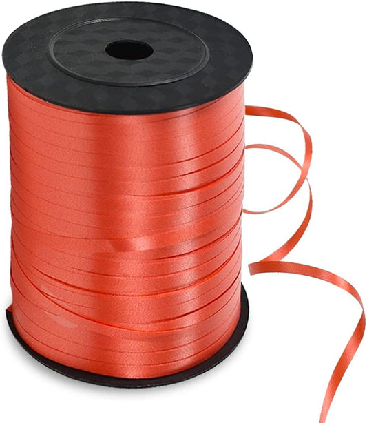 TONIFUL 500 Yards Curling Ribbon-Balloon Ribbon-Balloon String for Art&Craft Decor,Gift Wrapping,Ribbons and Bows for Christmas New Year Birthday Gifts (Red)