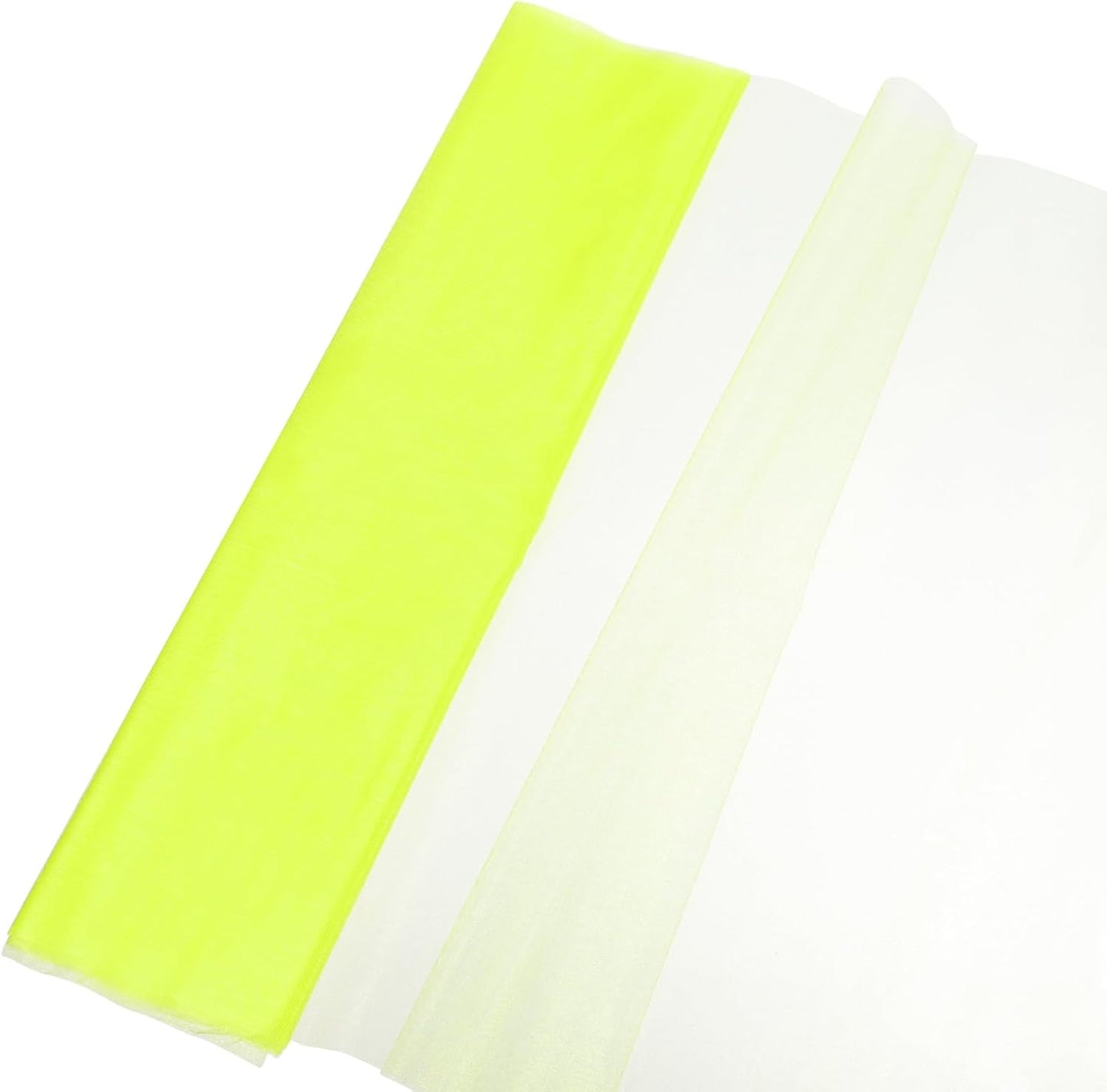 uxcell 19" by 5.5 Yard Tulle Fabric Backdrop Curtains for DIY Tutu Skirt Shower Decor Wedding Crafts Birthday Party Supplies, Fruit Green