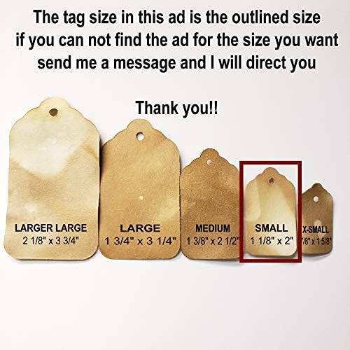 Let Love Grow Personalized CardStock Favor Tag Sets of 25 Tags (Small 2" x 1 1/8") Wedding Shower Baby