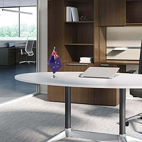 Australia Flag Australian Flags, Small Mini Australian Desk Flag, Used for Table Office Classroom Home Patriotic Events Decorations
