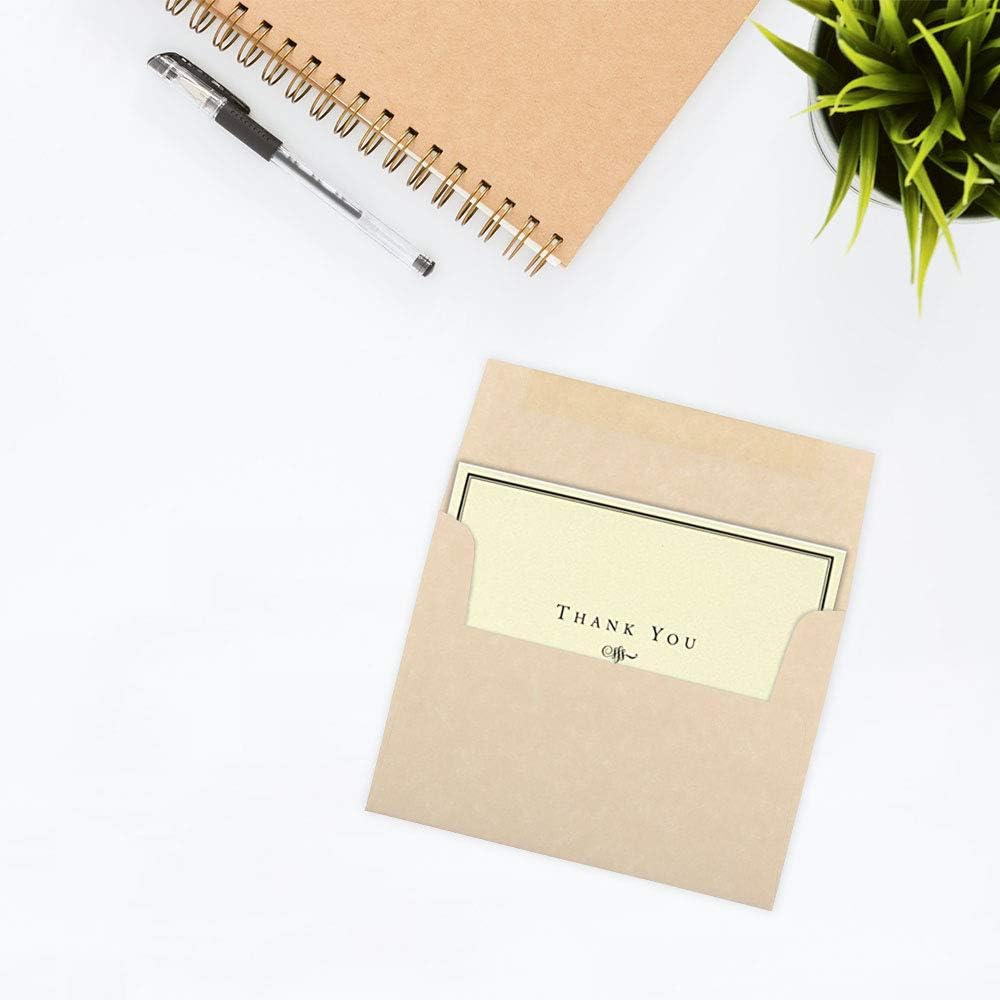 JAM PAPER A2 Parchment Invitation Envelopes - 4 3/8 x 5 3/4 - Brown Recycled - 50/Pack