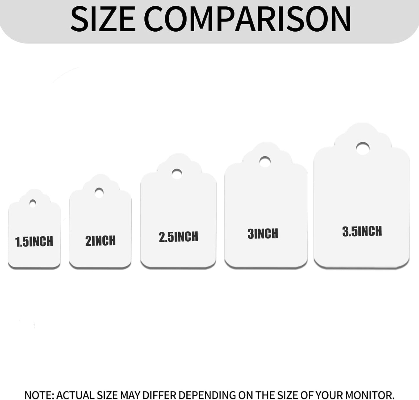 Custom Gift Tags, Personalized Hang Tags with Your Business Logo Small Card Party Decoration Paper Gift Tags for Birthday Wedding Christmas