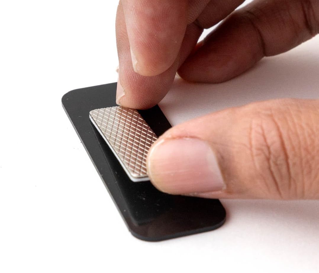 Name Tag/Badge Blanks - 10 Pack - Blue 1-1/2" X 3", Round Corners, Magnetic Backing