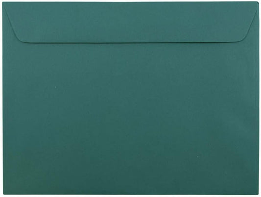 JAM PAPER 9 x 12 Booklet Premium Envelopes - Teal - 50/Pack