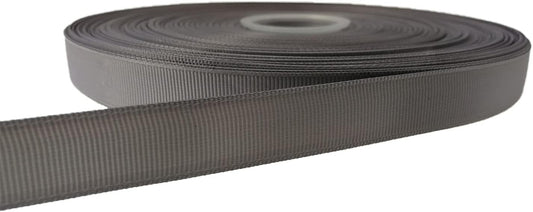 Jesep One Roll 100 Yards Soild Grosgrain Ribbon Boutique Gift Wrapping Package Ribbon, DIY Crafts Bow Hair Headband Accessories Assorted Ribbon#09 (3/4" 20mm, Gray)