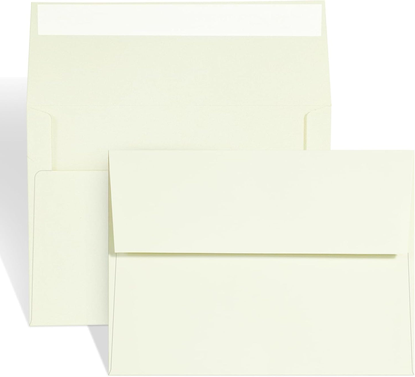 100 Pack A2 Ivory Envelopes Self Sealing Adhesive Perfect for Weddings, RSVP, Invitations, Baby Shower,Greeting Cards,Announcements, Thank You Notes| A2(4.375 x5.75 Inches)