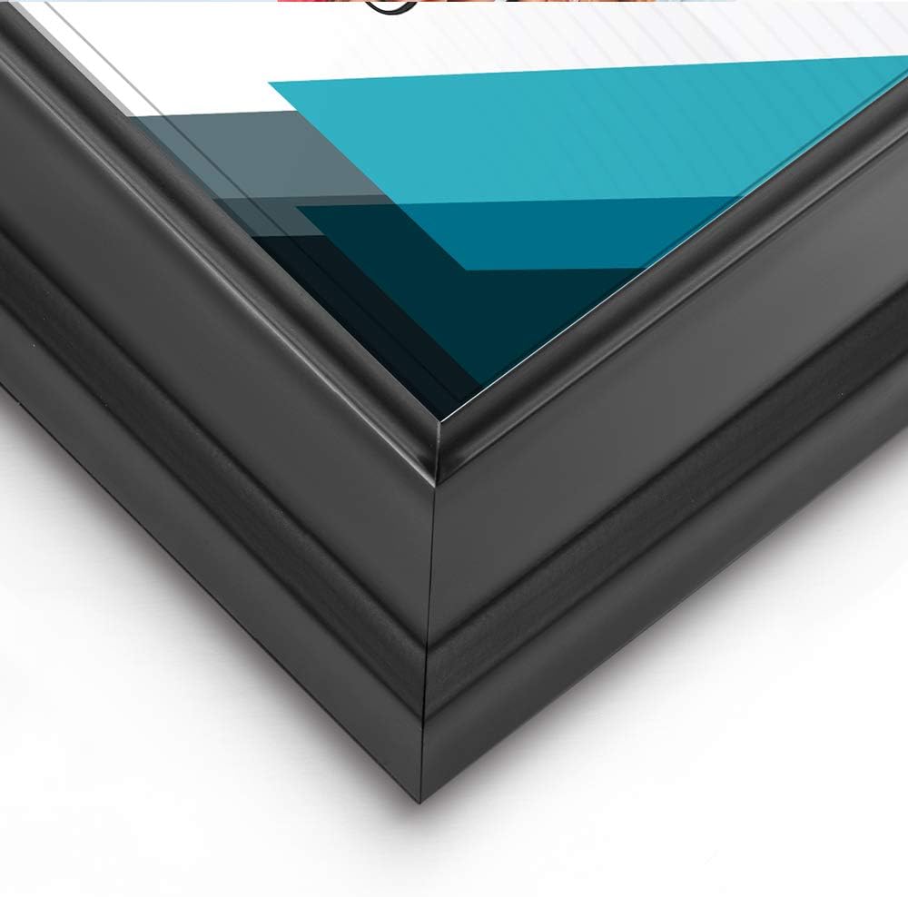 LaVie Home 8.5x11 Picture Frames (12 Pack, Black) Simple Designed Photo Frame with High Definition Glass for Wall Mount & Table Top Display, Set of 12 Classic Collection