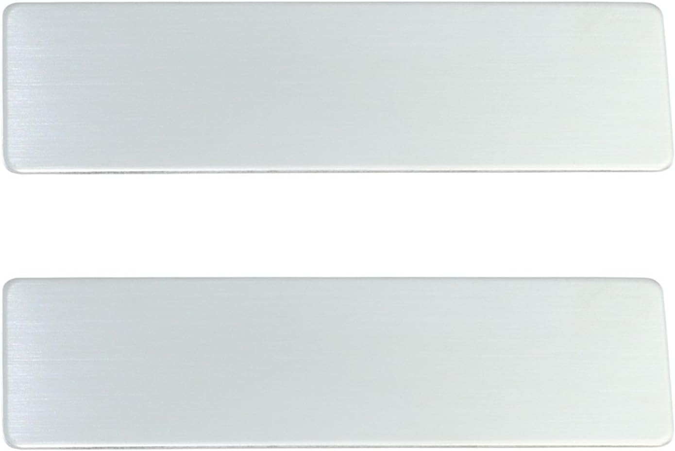 2pcs Stainless Steel Silver Custom Name Tags with Pin or Magnet Adhesive Tape,Personalized,Customizable Name Tags,Custom Metal Name Tag for Employee,Workers,Cops, Nurses(Silver x 2)