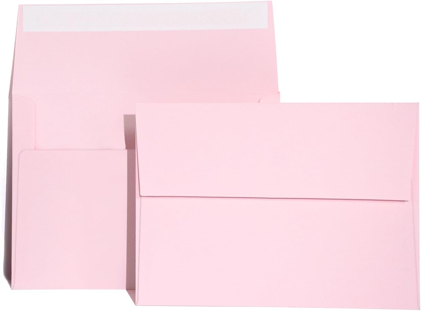 100 Pack A2 Pink Envelopes Self Sealing Adhesive Perfect for Weddings, RSVP, Invitations, Baby Shower,Greeting Cards,Announcements, Thank You Notes| A2(4.375 x5.75 Inches)