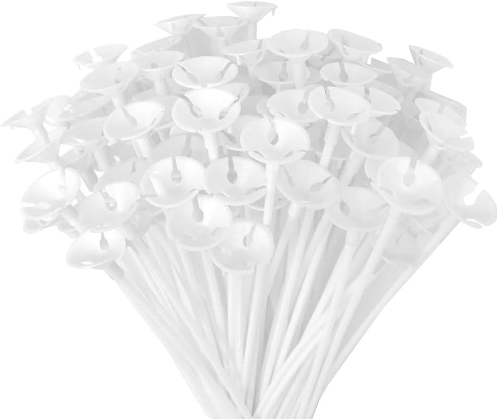 Apoulin Balloon Sticks - 35Pack Balloon Stick and Cup for Party Wedding