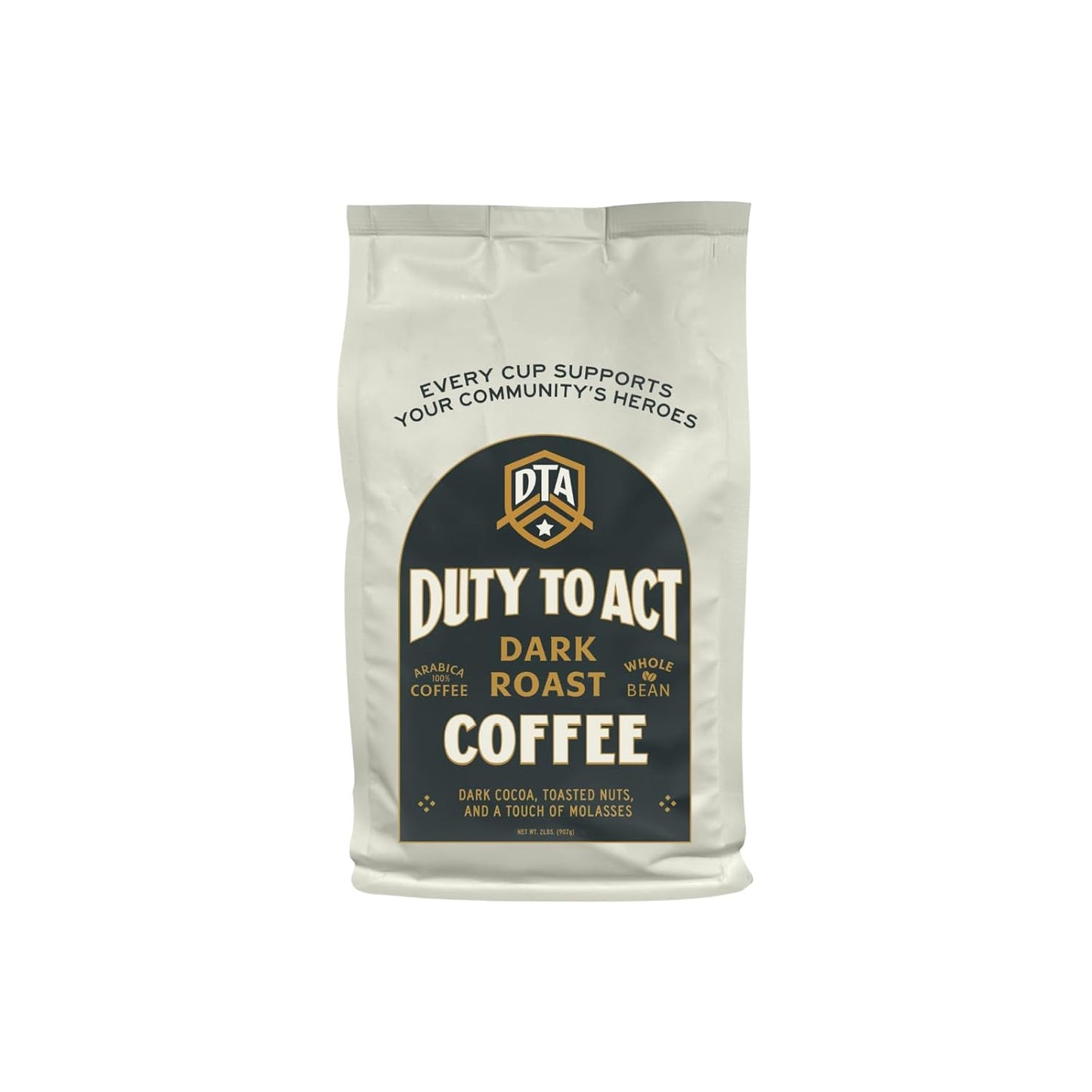 Duty to Act Dark Roast Whole Coffee Beans, 2 lbs (Pack of 3)
