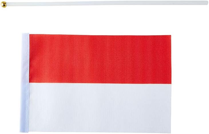 Poland Flag Polish Flag, Small Mini Handheld Poland Flags on Stick, Ideal for Party Parades Sports Events Patriotic Festival Decorations