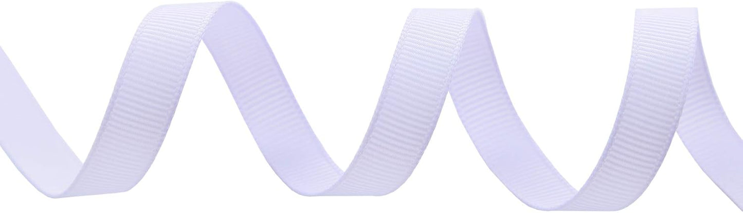 ITIsparkle 3/8" Inch Grosgrain Ribbon 50 Yards-Roll Set for Gift Wrapping Scrap Books Party Favor Hair Braids Baby Shower Decoration Cake Decoration Floral Arrangement Craft Supplies