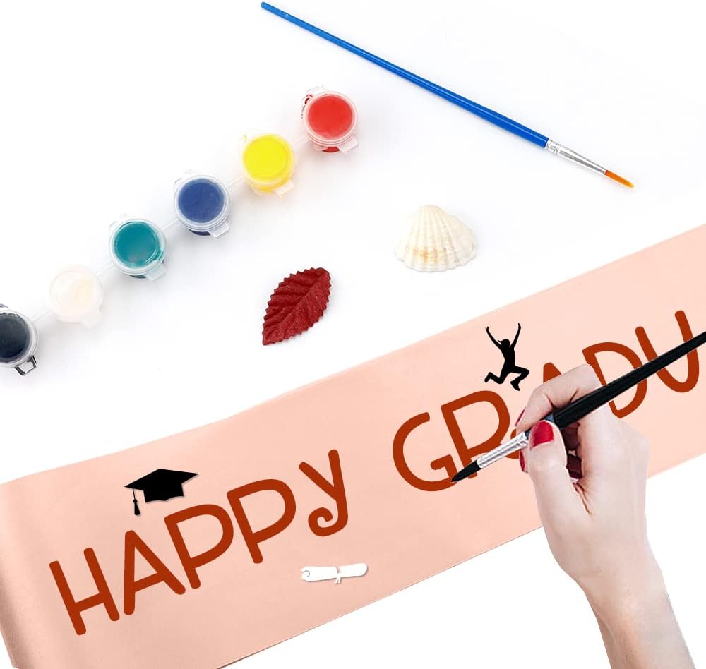 16 Pcs Satin Sash - Champagne, Bride To Be, Plain, DIY Sashes For Pageants, Graduation, Hen Party, Homecoming, Wedding