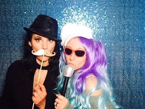 8ft x 8ft Aqua Blue Sequin Backdrop Curtain Sparkle Photo Backdrop for Wedding Birthday Baby Shower Wall Decorations