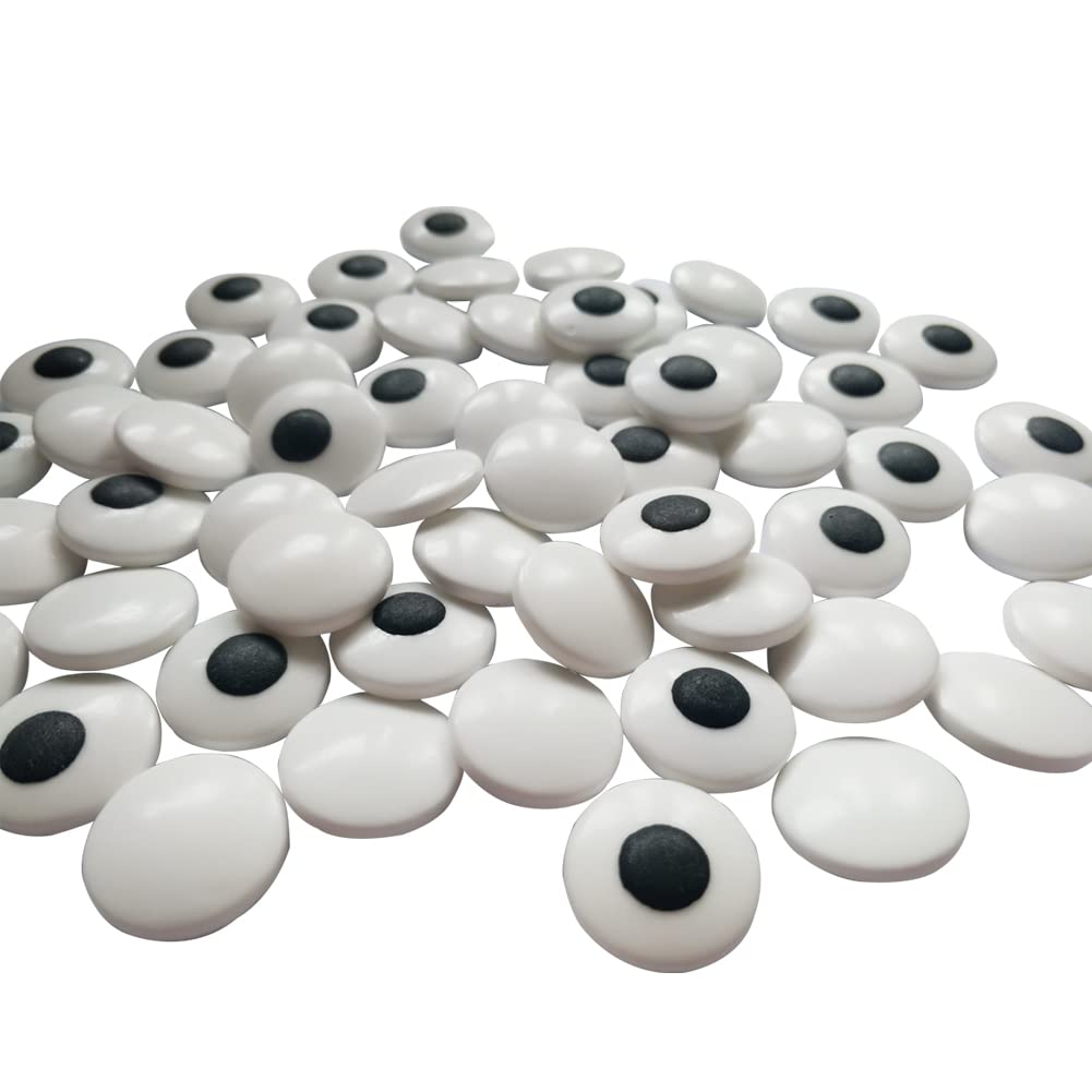 2 Bottles Candy Eyes Eyeballs - Cake Cupcake Toppers - Edible Baking Decorations for Cupcakes, Cakes, Cookies - Halloween, Christmas, Easter, and Edible Art Project Candy (Two Size Mixed)