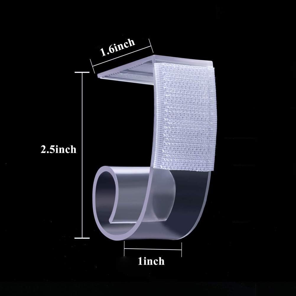 50 Pieces Table Skirt Clips Plastic Tablecloth Clips for Outdoor Party Indoor Outdoor Events 0.8-1.2"