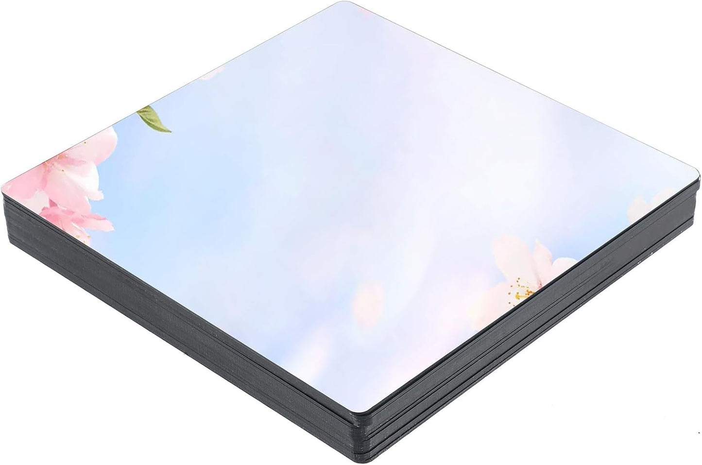 16Pcs Mirror Centerpieces for Tables, 7.87 x 7.87inch Square Mirrors Candle Plate Acrylic Wall Mirror Tiles for Wedding Table Party Centerpieces DIY Craft, 2mm