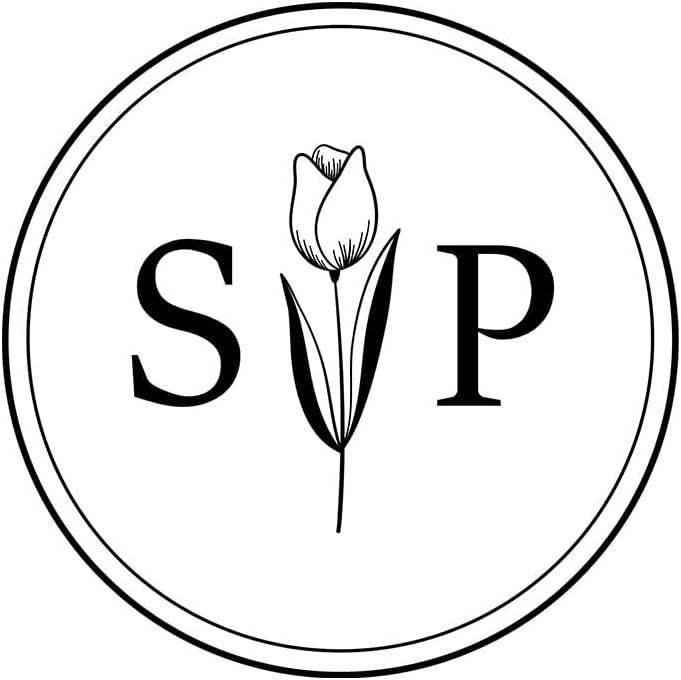 Personalized Wedding Embosser | Custom Made with Initials or Monograms for Couples | Elegant Designs for Stationery, Invitations, Napkins, and More (Design 1)