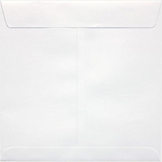 LUXPaper Square Invitation Envelopes | Peel & Press | 8" x 8" | White | 70lb. Text | 50 Qty