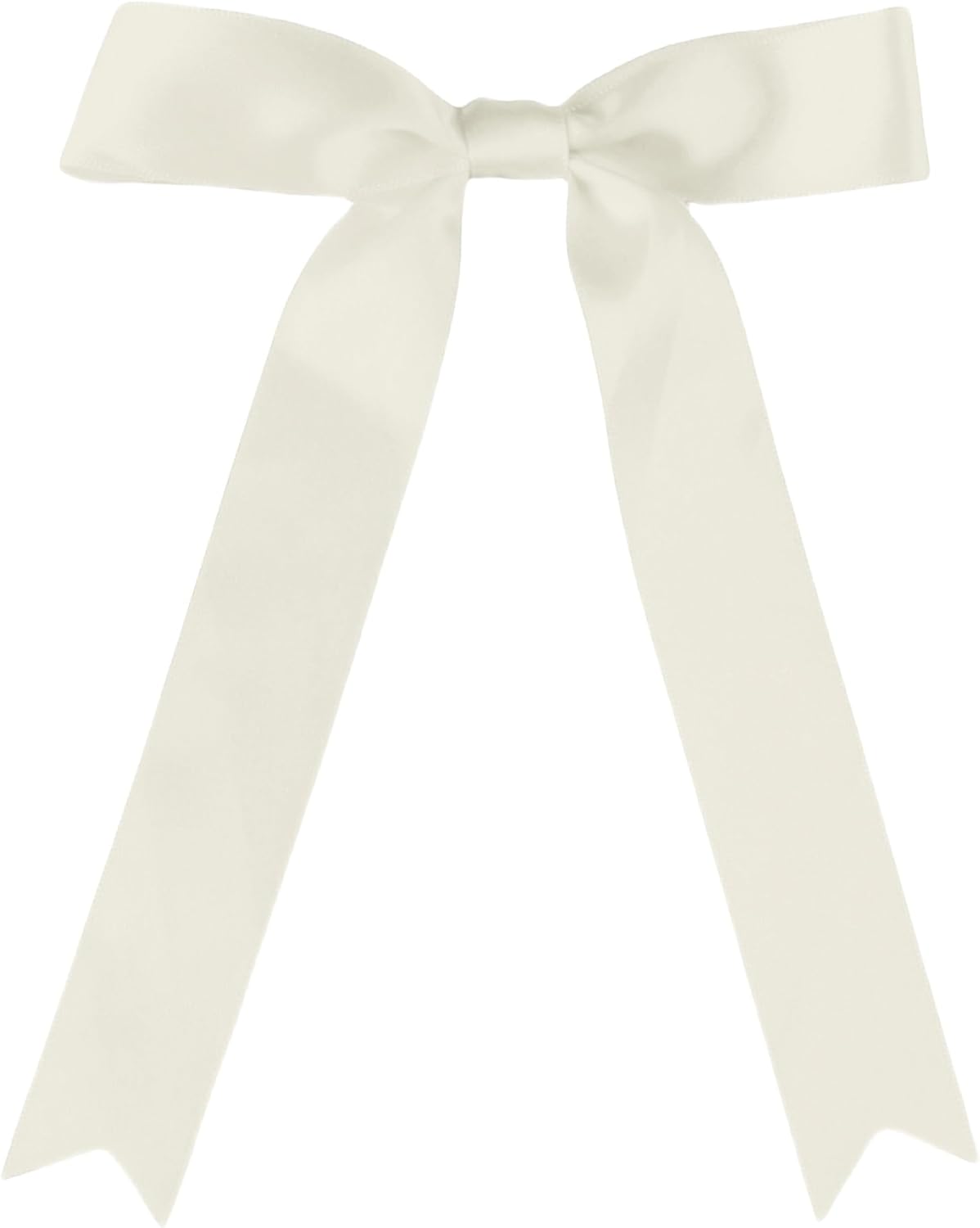 30 Pcs Ivory Satin Bows 6 X 10 Inch Premade Bows with Twist Tie for Wedding Florist Decor, Cake Pops,Christmas Tree & Gift Wrapping(Ivory)