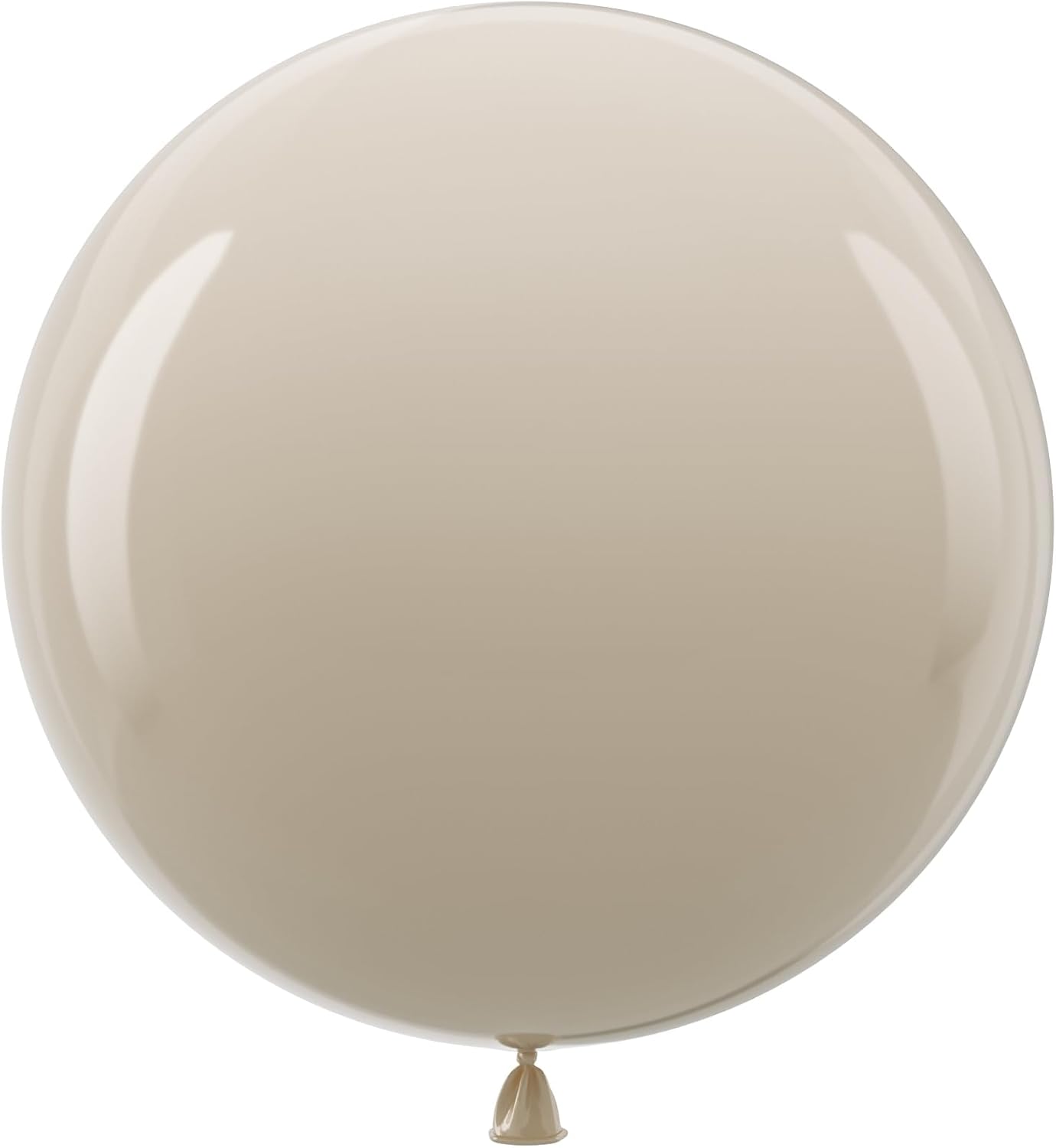 Bezente White Sand Giant Balloons 36 Inch - 8 Pack Jumbo Sand White Large Round Cream Latex Balloon for Birthday Wedding Bridal Shower Gender Reveal Party Decoration