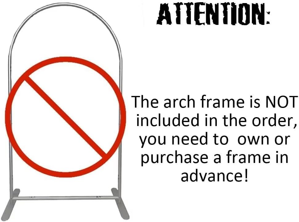 Mexico Theme Arch Stand Covers Fiesta Wedding Party Elastic Fabric Background Birthday Baptismx Baby Shower Decor Props (75x180cm(W30''H72''),G-3739)