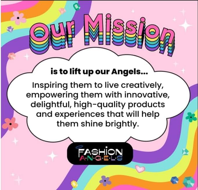 Fashion Angels Streetwear Design Portfolio, Includes 30 Sketch Sheets, Stencil Sheets, Stickers & Inspiration Guide, Ideal Drawing Kit for Girls Ages 6+