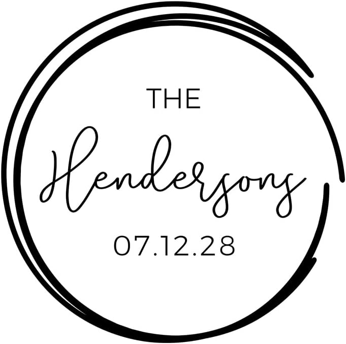 Personalized Wedding Embosser | Custom Made with Initials or Monograms for Couples | Elegant Designs for Stationery, Invitations, Napkins, and More (Design 5)