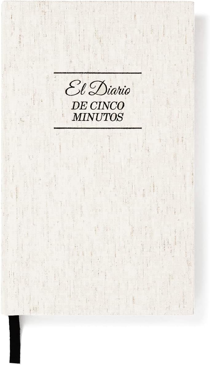 Intelligent Change Spanish Five Minute Journal, Original Daily Gratitude Journal, Reflection & Manifestation Journal for Mindfulness, Undated Daily Journal, Plastic-Free