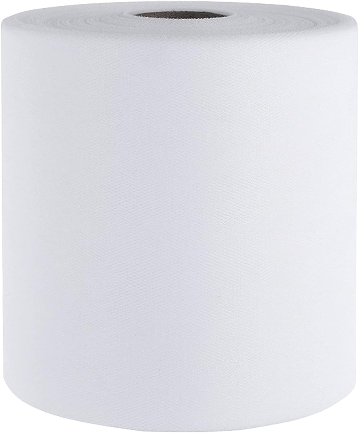 Tulle Fabric Roll, 6” by 200 Yards (600FT) Tulle Organza Fabric Spool for DIY Tutu Skirt Baby Shower Decor Wedding Backdrop Crafts Birthday Party Supplies (White)