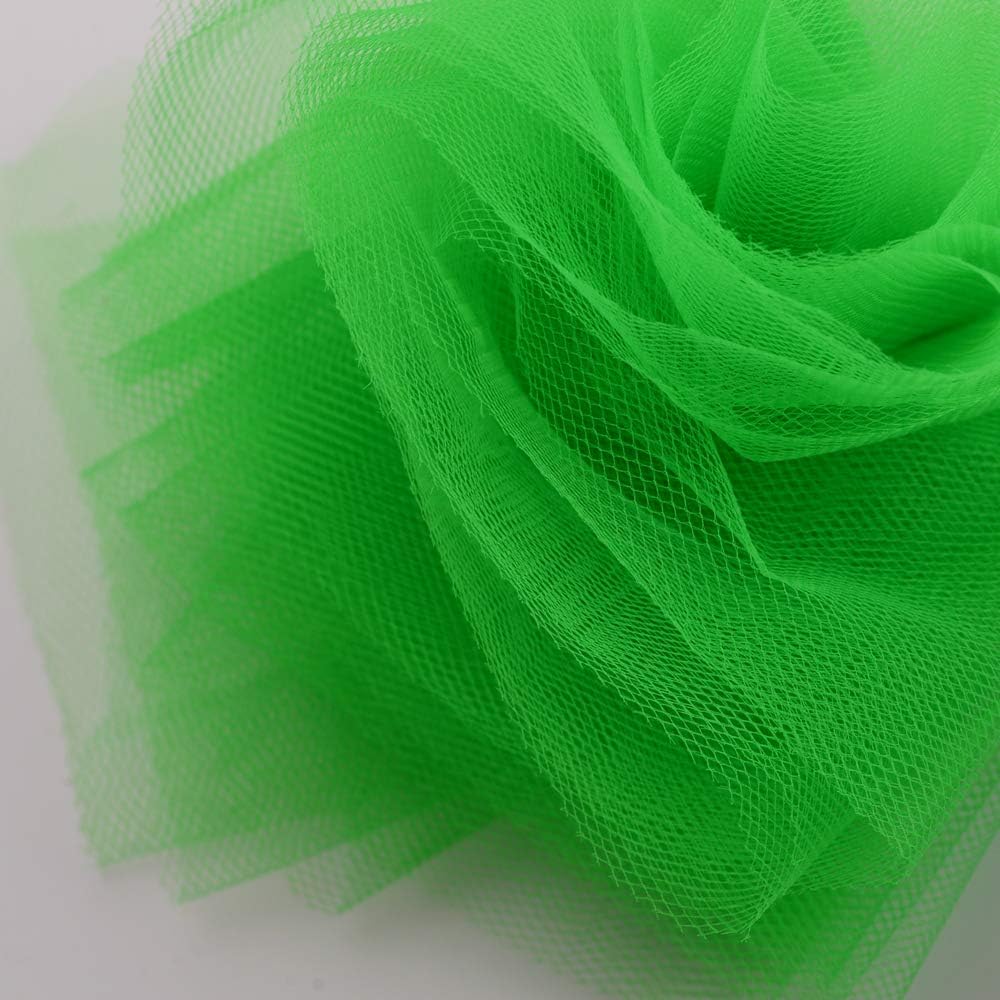 Tulle Rolls 6” by 100 Yards (300 feet) Tulle Roll Spool Fabric for DIY Tutu Skirts Wedding Baby Shower Crafts Decorations Party Supplies (Green)