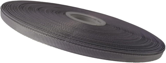 Jesep One Roll 100 Yards Soild Grosgrain Ribbon Boutique Gift Wrapping Package Ribbon, DIY Crafts Bow Hair Headband Accessories Assorted Ribbon #09(1/4" 6mm, Gray)
