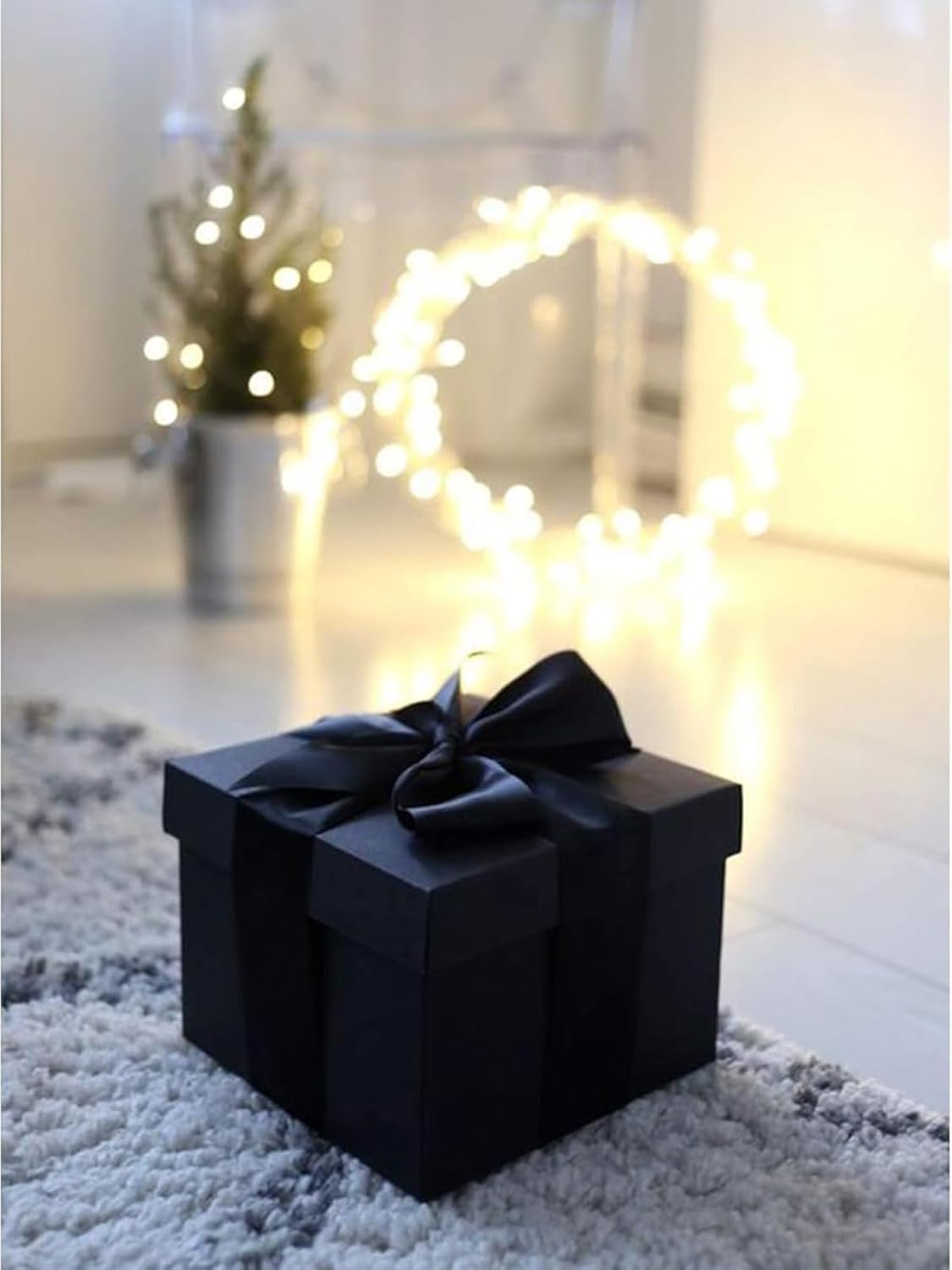 2" x 50 Yards Black Satin Ribbon Single Faced Fabric Ribbons for Gift Wrapping, Large Crafting Projects, Flower Bouquet, Wedding, Home Decor