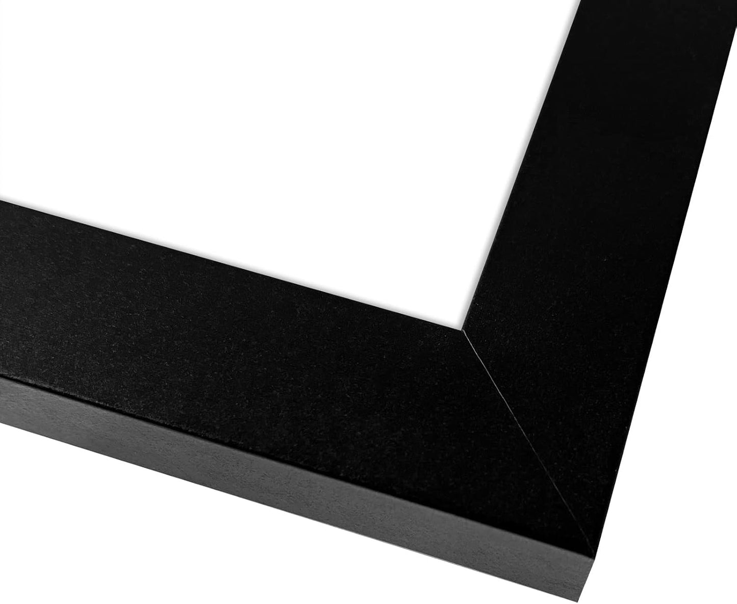 Golden State Art, 8.5x11 Photo frame with mat for 4 2x6 photo booth pictures, Includes Real Glass & Easel Back Display, make a good gifts, Black