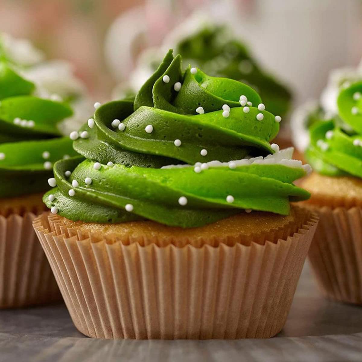 Edible Pearl Sugar Sprinkles White Candy Mixing Size Baking Edible Cake Decorations Cupcake Toppers Cookie Decorating Celebrations Wedding Valentines Easter Halloween Christmas Supplies 120g/ 4.23oz