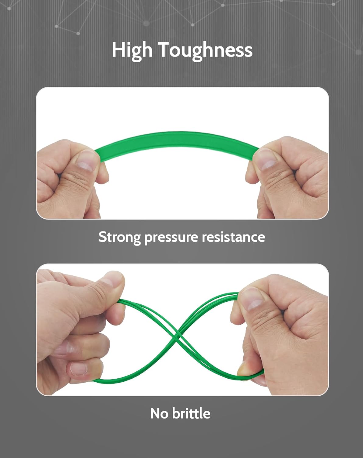 DURAMIC 3D PLA+ Filament 1.75mm 1Kg Green, PLA Plus Filament 1Kg Spool(2.2lbs) Tougher and Stronger, Dimensional Accuracy Probability +/- 0.02mm