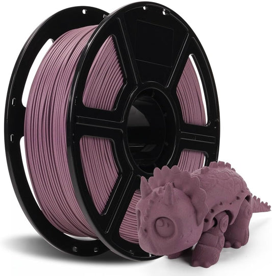 FLASHFORGE Carbon Fiber PETG Filament 1.75mm, Carbon Fiber PETG 3D Printer Filament, 1KG Spool Dimensional Accuracy +/- 0.02mm, Lightweight & Heat-Resistant & Moisture Free (Dusty Pink)