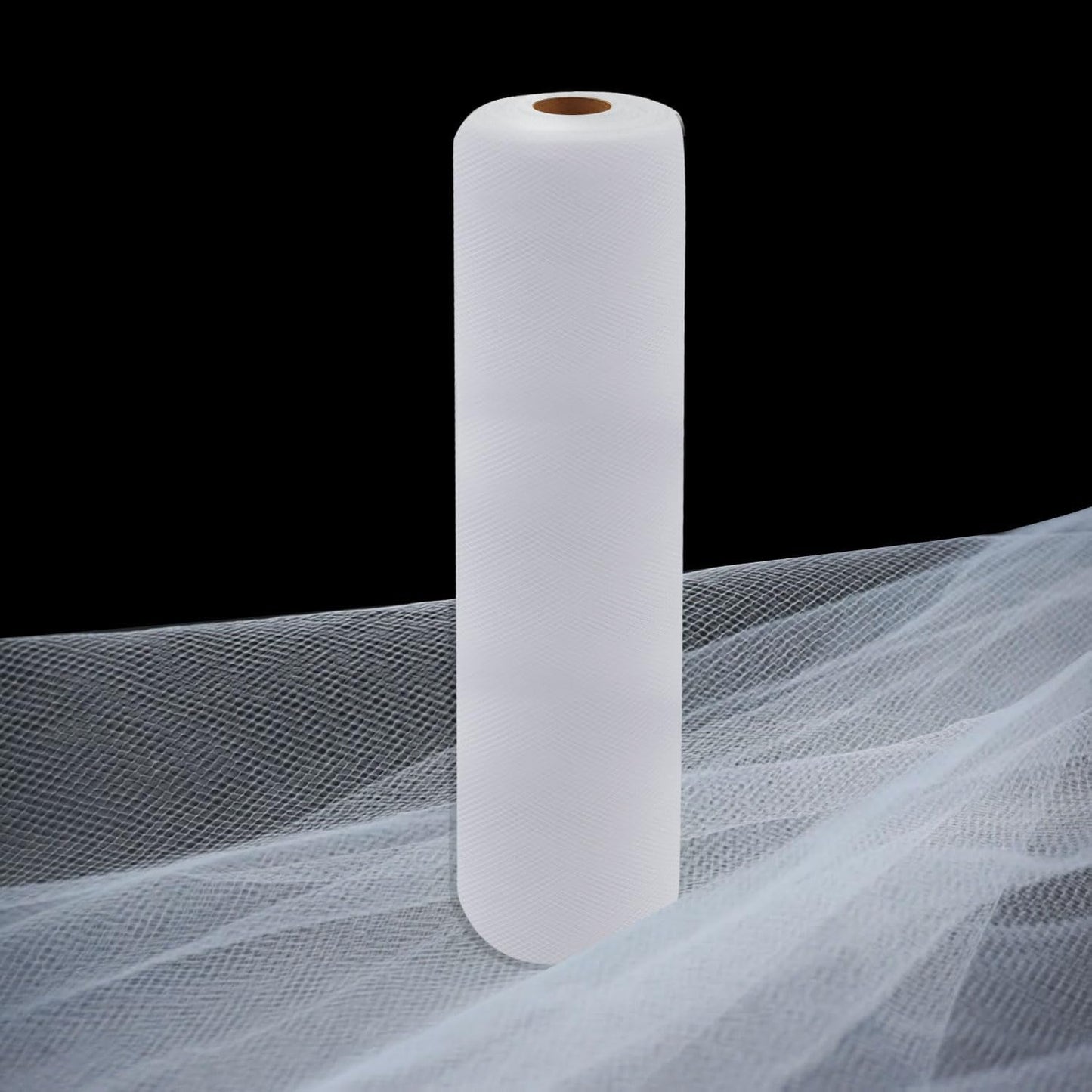 White Tulle Fabric Rolls 54 Inch by 10 Yards Fabric Tulle Bolt for Wedding Christmas Decorations Gift Wrapping Garden Netting DIY Tutu Baby Shower Table Skirt Birthday Party Craft Supplies