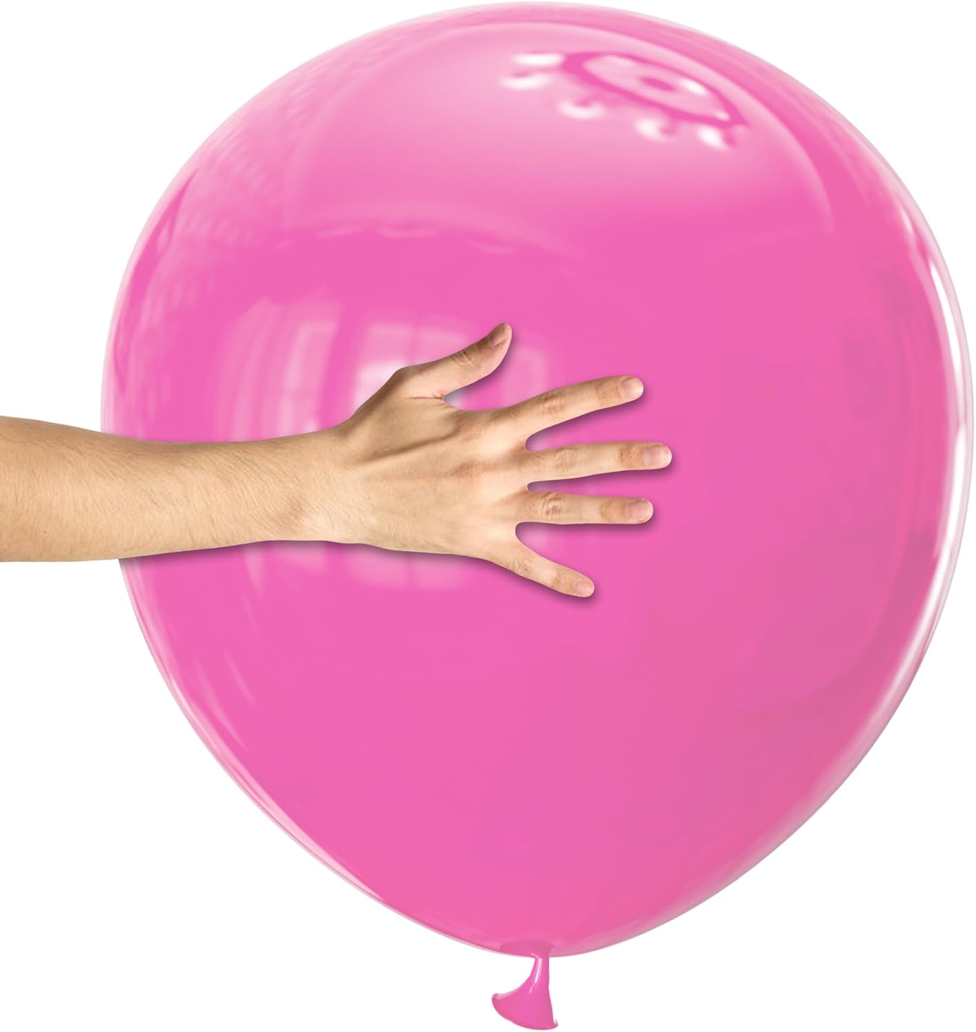 KAWKALSH Pink Big Balloons 32pcs, 18 Inch Large Latex Giant Heavy Duty Balloons for Birthday Wedding Baby Shower Decorations